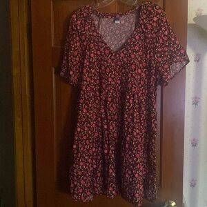 Maroon paisley sundress